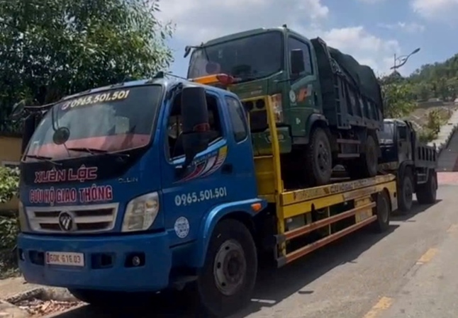 Cứu hộ Xuân Lộc Đồng Nai cho xe tải