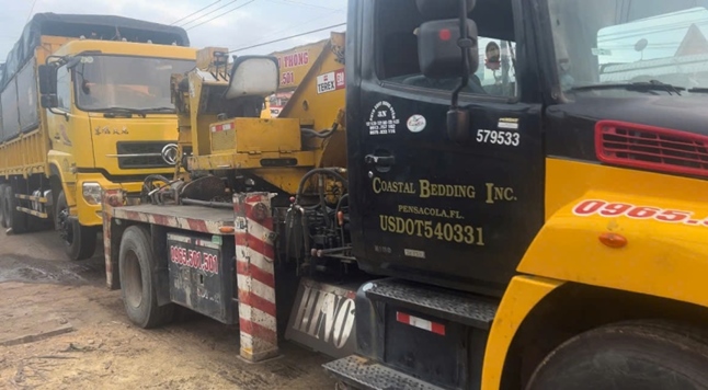 Cứu hộ xe tải tại Xuân Lộc